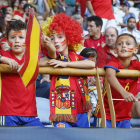 El ambiente de fiesta vivido en el Reino con motivo del partido de España dejó imágenes que tardarán en borrarse de las retinas de León. RAMIRO/JESÚS