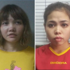 Doan Thi Huong (a la izquierda) y Siti Ashiyah (a la derecha), las dos jóvenes detenidas por la muerte de Kim Jong-nam