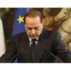 Primer ministro italiano, Silvio Berlusconi.