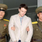 Otto Warmbier, en marzo del 2016, antes de conocer su sentencia.