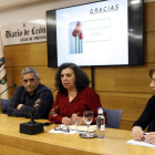 Pilar Amenedo, Antonio Fernández Rebollo, Ana Gaitero y Rosalía Martínez Álvarez. MARCIANO PÉREZ
