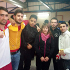 Luchadores leoneses en el Nacional del año pasado.