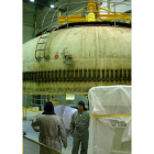 Cúpula del reactor de Garoña, cuando funcionaba.