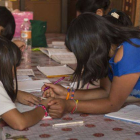 Un grupo de niñas en un centro para menores deportados de EEUU, el pasado 12 de junio en Ciudad de México.