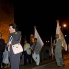 Cientos de personas participaron en la procesión por la zona alta de la ciudad