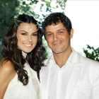Alejandro Sanz y Raquel Perera el día de su boda, en mayo del 2012.