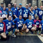 Integrantes del club de atletismo de la Casa de Asturias.