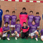 Formación del equipo de La Bañeza B que milita en la 1.ª División Provincial Alevín. DL