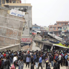 Un nuevo terremoto ha derribado más edificaciones en la capital de Nepal
