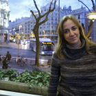 La excandidata autonómica de IU, Tania Sánchez, en Madrid.