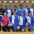 Formación del equipo del Grupo Fisioclínicas que disputa la competición de Liga de Antibióticos.