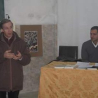Jesús García presentando al profesor Benito García.