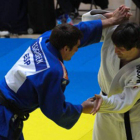 Álvaro Sánchez (judogi blanco) en su combate por el bronce.