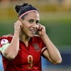 Vero Boquete, con la camiseta de España.