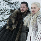 Jon Snow y Daenerys Targaryen, dos de los personajes protagonistas de ’Juego de tronos’.