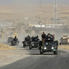 Fuerzas del ejercito iraquí avanzan sobre Mosul, en octubre del 2016.