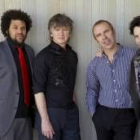 Los integrantes del grupo australiano Crowded House