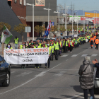 Marcha Blanca por la sanidad pública del Bierzo y Laciana el pasado mes de febrero. ANA F. BARREDO