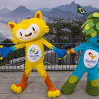 Las mascotas de los Juegos Olímpicos y Paralímpicos de Río 2016.