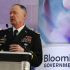 El director de la NSA, Keith Alexander, durante una conferencia sobre 'ciberseguridad', el miércoles en Washington.