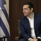 El primer ministro griego, Alexis Tsipras, durante una visita oficial a Jordania en abril.