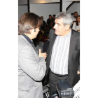 Tino Rodríguez y Julio Villarrubia, en el recinto ferial.