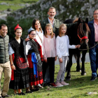 El Ayuntamiento de Cangas de Onís regaló a la princesa una yegua asturiana. JUAN CARLOS HIDALGO