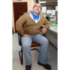 Fernando Fernández en la sede de Cocemfe.