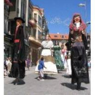 La plasticidad de las figuras se hizo patente en el transcurso del desfile celebrado ayer