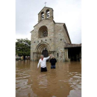 Imagen de las inundaciones producidas en Villaviciosa.