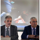 Imagen de la explicación, ayer, de la operación. MIGUEL ÁNGEL MOLINA