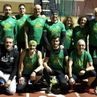 Los integrantes de León Corre que acudirán a Sevilla liderados por Villacorta y Álvaro Gutiérrez. DL