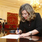 La ex gerente del Partido Popular en León, Yolanda Gutiérrez. CARLOS S. CAMPILLO