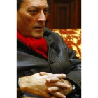 El escritor norteamericano Paul Auster en el Parador de San Marcos, donde tuvo lugar la entrevista.