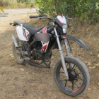 La motocicleta en imagen proporcionada por la Guardia Civil. DL