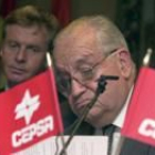 El presidente de Cepsa, Carlos Pérez de Bricio, en la rueda de prensa