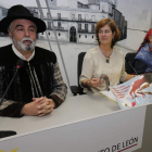 Javier Emperador, de Centro Cultura Tradicional de León, junto a Margarita Torres