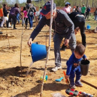 Padres, abuelos y niños se unieron en una bonita jornada. DL