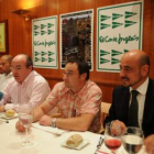 Beneitez, Rodríguez, Benito, Fernández y Vázquez durante la presentación de la feria.