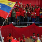 Diosdado Cabello en el acto popular organizado en Caracas este sábado 30 de marzo.