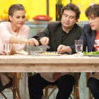 Samantha Vallejo-Nágera, Pepe Rodríguez y Jordi Cruz, en 'Masterchef'.