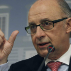 El ministro de Hacienda y Administraciones Públicas, Cristóbal Montoro.
