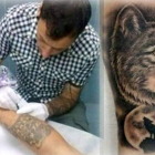 El bembibrense Miguel Villaverde, de Estudio Amanita, recogió el premio al mejor expositor en la Málaga Tatoo Convention celebrada el pasado fin de semana