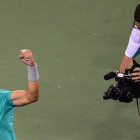 Nadal, tras ganar a Gulbis.