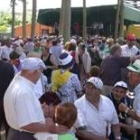 En la imagen las numerosas personas mayores que asistieron a esta jornada de convivencia