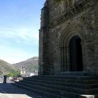 Pórtico de la iglesia de San Francisco, en Villafranca del Bierzo