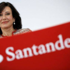 La presidenta del Banco Santander, Ana Patricia Botím, el pasado febrero en Madrid.