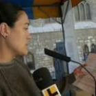 La deportista leonesa, Margarita Ramos, leyó el manifesto en la fiesta que organizó Intermón