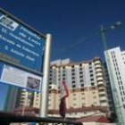 Imagen de las obras que, desde hace años, se están ejecutando en el Hospital de León