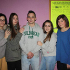 Los chicos de la comisión de fiestas de Villamandos.